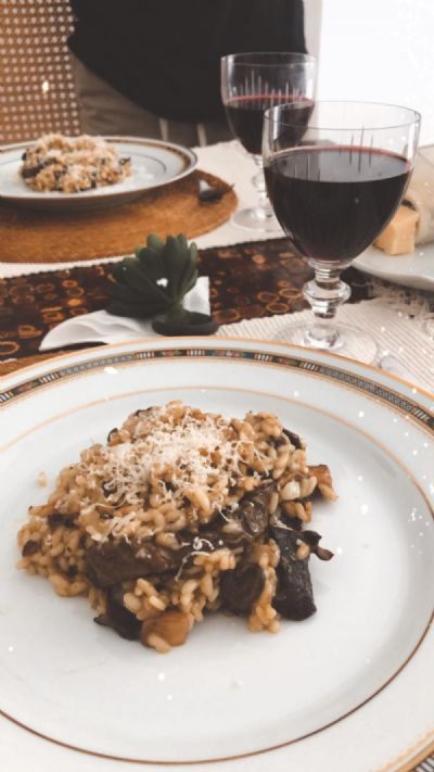 Aprenda a fazer essa deliciosa receita risoto de Funghi Secchi