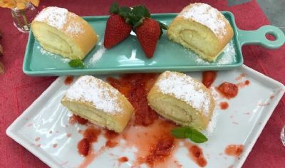 Aprenda fazer um delicioso rocambole cheesecake
