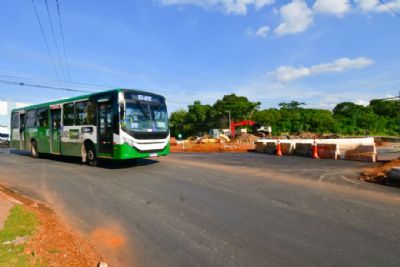 ​Rotat�ria que d� acesso a Bar�o de Melga�o � bloqueada para segunda etapa de obras de readequa��o em Cuiab�