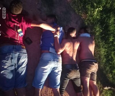 ​Guarda de VG prende 4 homens em flagrante durante 'salve'