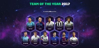 Sem Neymar, Uefa divulga sele��o de 2017 com Daniel Alves e Marcelo