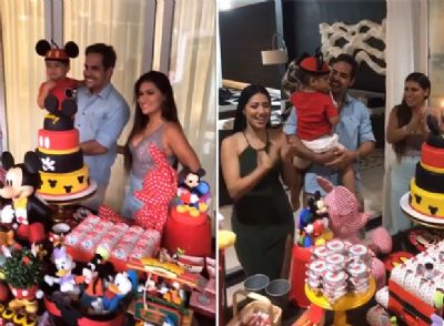 Simone, da dupla com Simaria, comemora anivers�rio de filho com famosos em Orlando