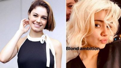 Sophia Charlotte muda radicalmente o visual e surge loirissima