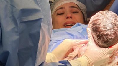 Nasce a filha de Tat� Werneck: �Ela � linda�