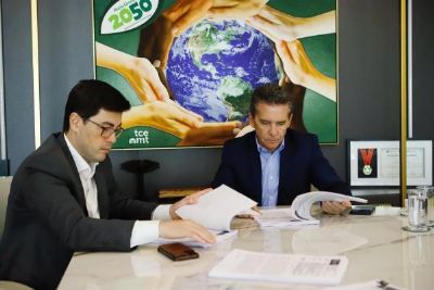 ​TCE e MPE analisam interven��o na Sa�de de Cuiab�