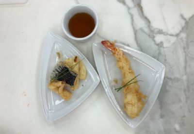 Tempura de Legumes e de Camar�o