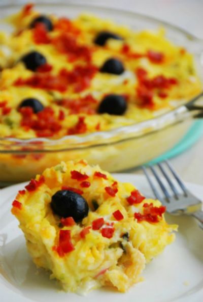 Torta Crocante de Bacalhau e Alho-Por�