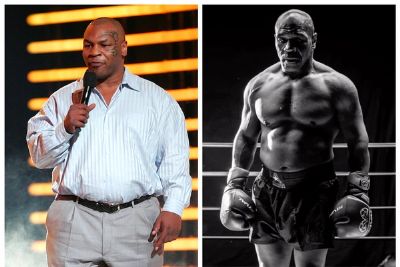 Mike Tyson impressiona ao exibir m�sculos �s v�speras de volta aos ringues ap�s 15 anos