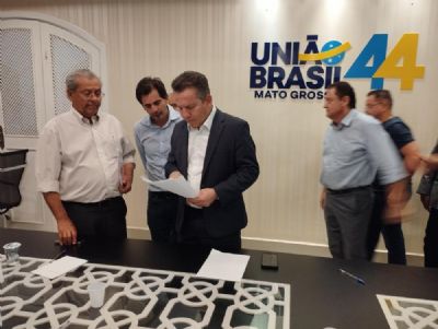 ​Uni�o Brasil ter� Mauro Mendes como presidente do partido