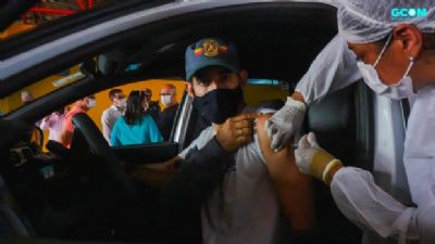 Rondon�polis � a 1� cidade de MT a vacinar profissionais da seguran�a p�blica