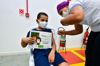 ​Cuiab� come�a a aplicar dose de refor�o para crian�as de 5 a 11 anos