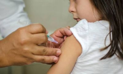 Apenas 3% das crian�as tomaram a primeira dose da vacina contra covid-19