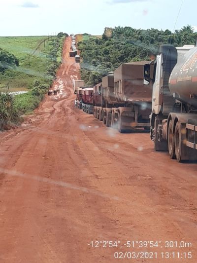 Ministro diz que trecho da BR-158 com atoleiros ser� asfaltado contornando �rea ind�gena em MT
